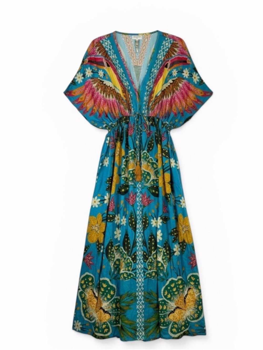 Floral Print Bohemian Maxi Dress